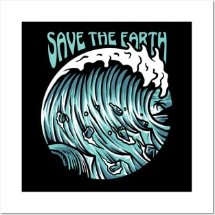 save the earth Posters and Art